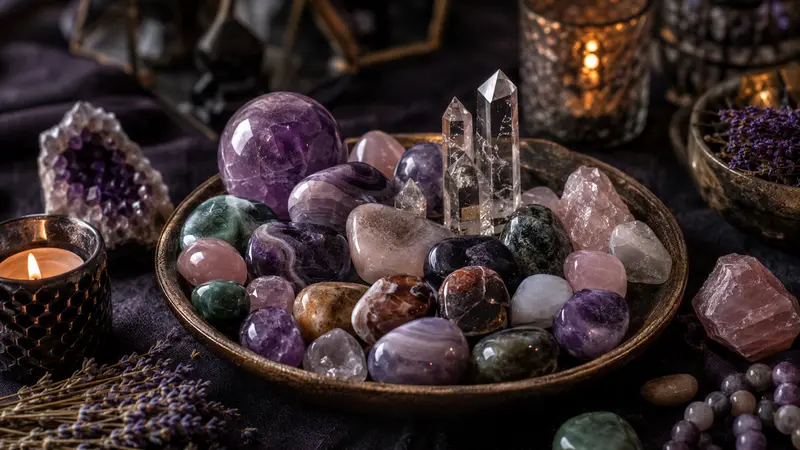 Crystal gift ideas for every occasion Assorted polished crystal stones in a bowl